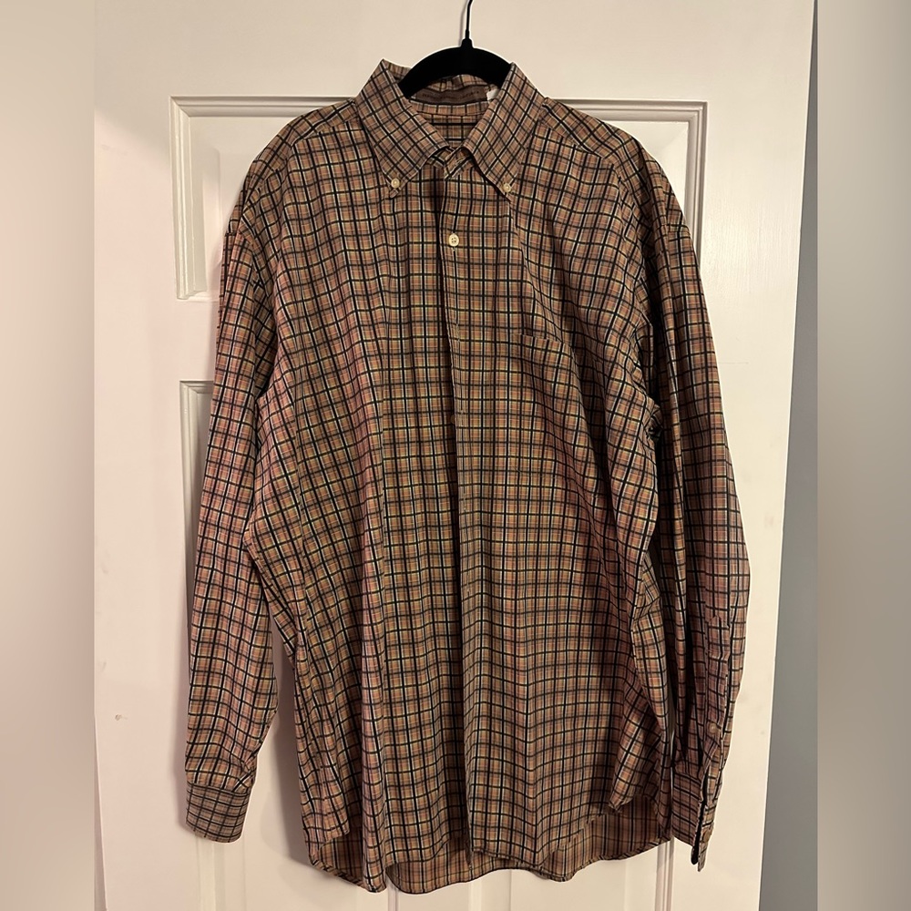 Plaid button down